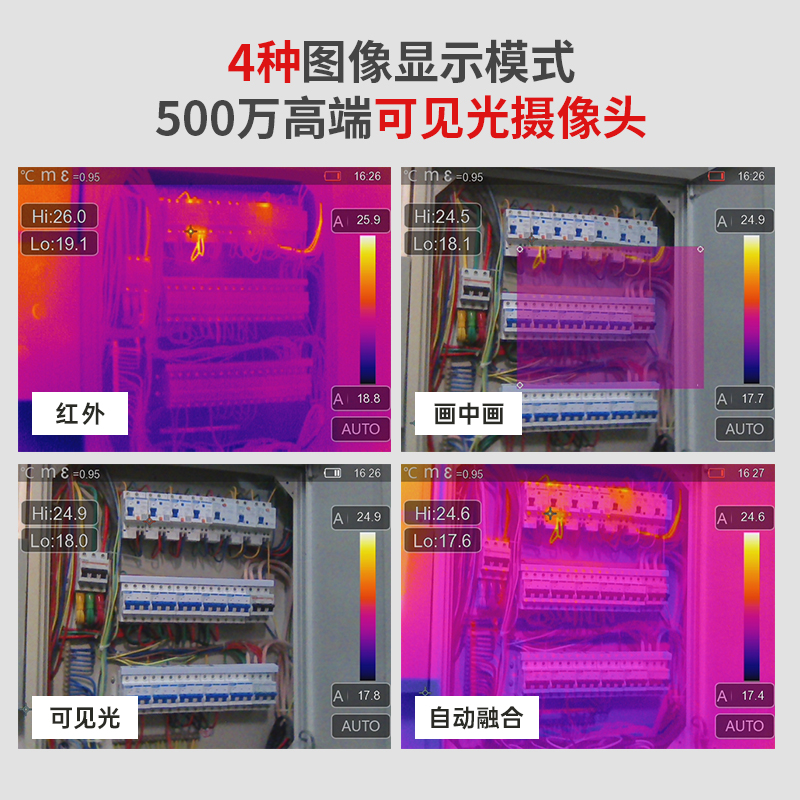 CEM DT-980H High-Definition Infrared Thermal Imager Industrial Thermal Camera for Power Fault Detection And Underfloor Heating Inspection Thermal Imaging