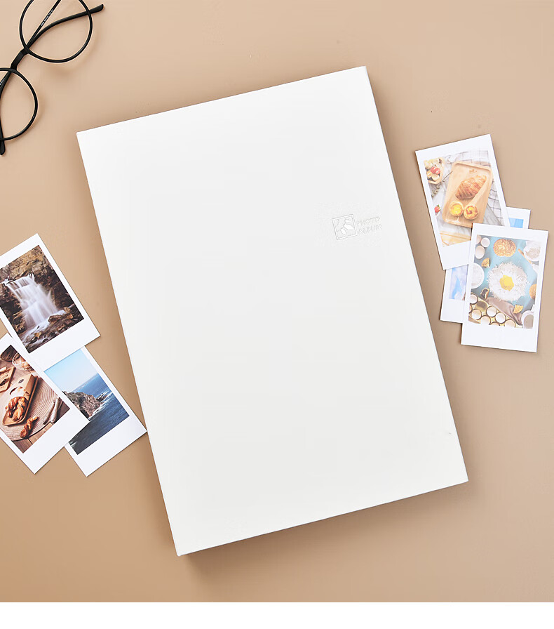 Nakabayashi, 3-Inch Fabric Insert Photo Album, White (86x54mm), [Instant Camera] 13