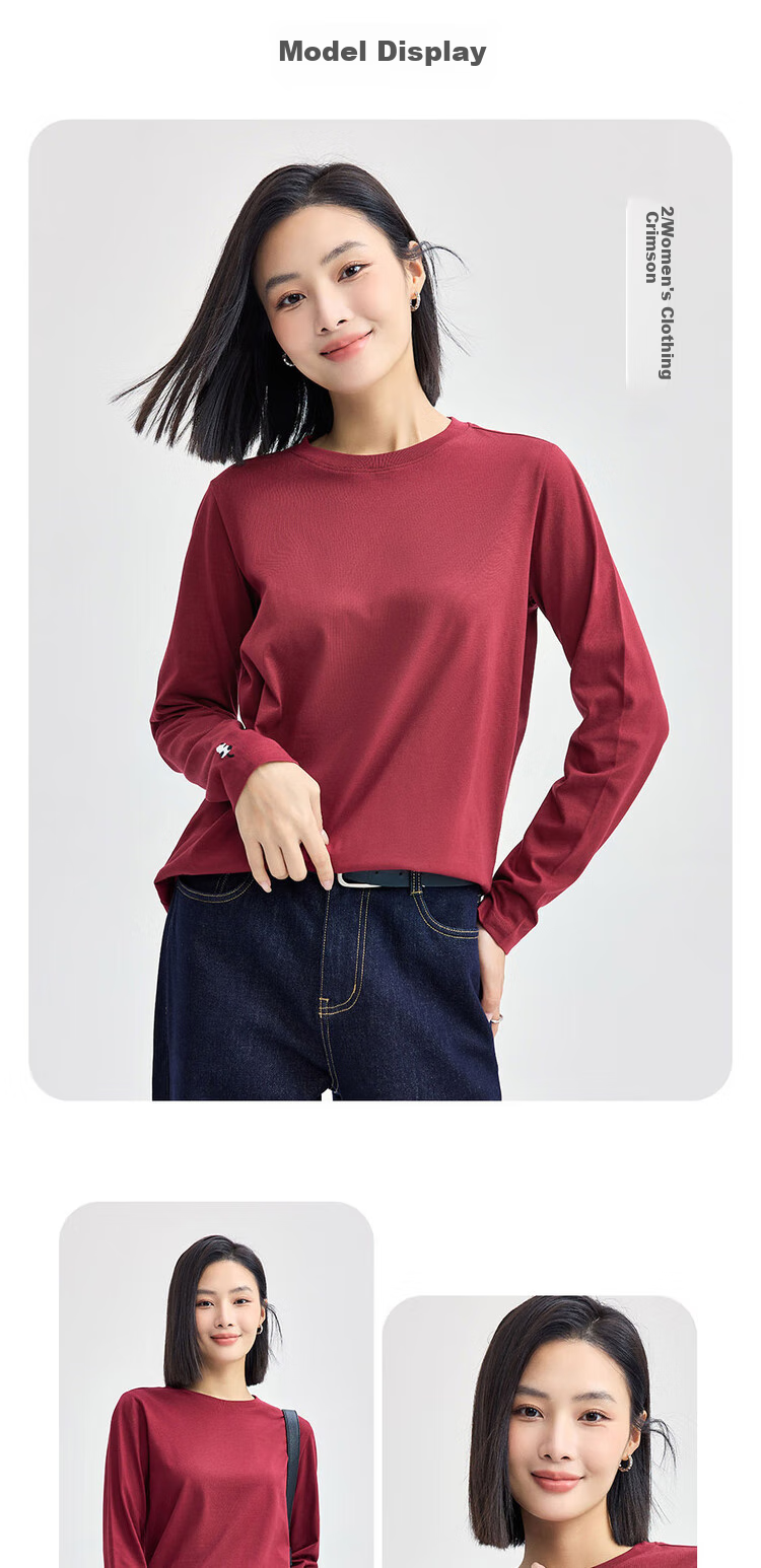 Zara Women's Long Sleeve Cotton T-shirt with Animal Embroidery Casual Round Neck Pullover 05324859 6