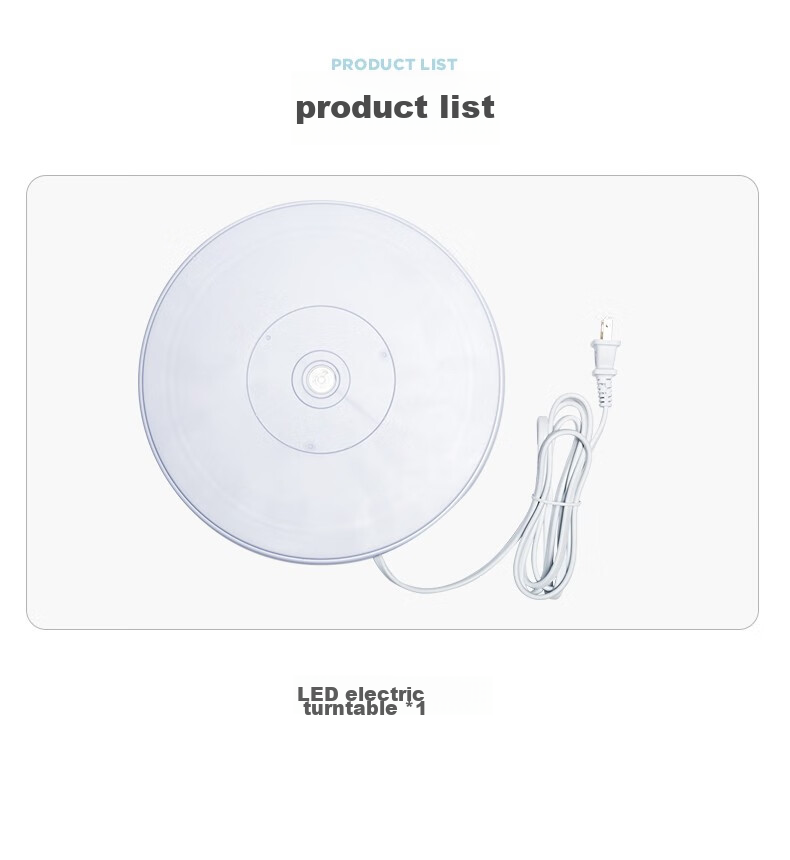 Beiyang 60cm Electric Turntable Panoramic Live Streaming Video Shooting, 360-Degree Automatic Rotation Photography Display Stand, Jewelry Video Product Shooting Still Life Table 4