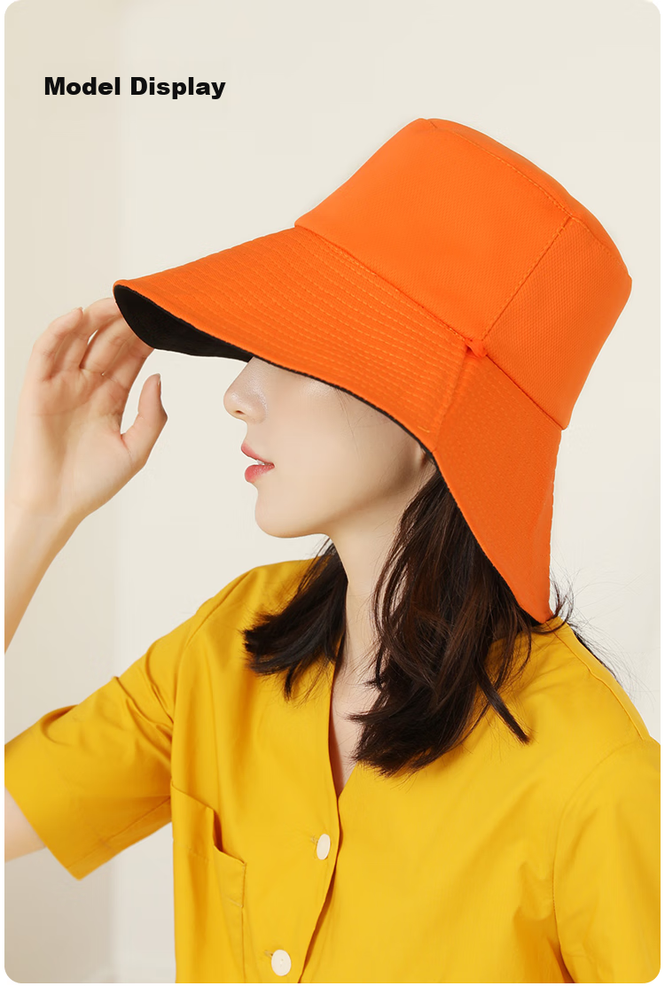 JIUMU Sun Protection Hat for Women, Sun Visor Cap, Fisherman Hat, Summer Outdoor Face-Covering UV-Resistant Hat 10