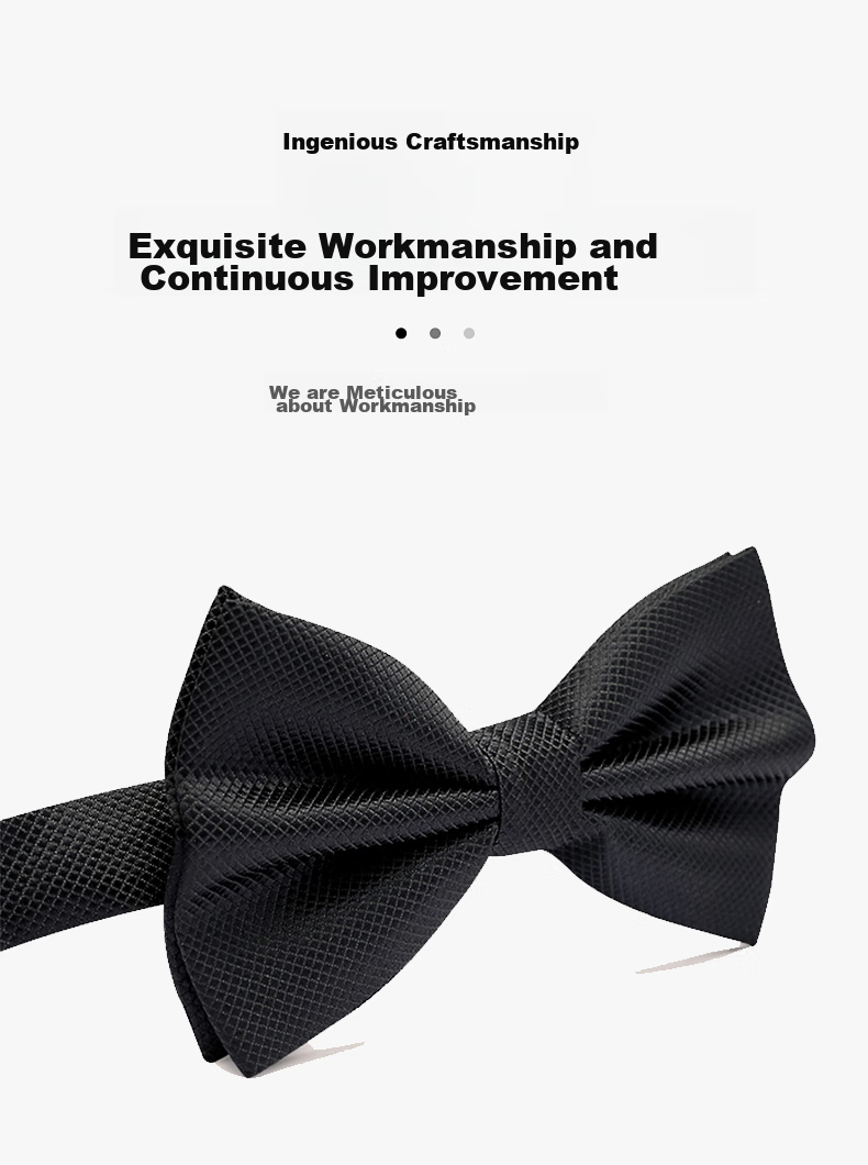 FitonTon Wedding Banquet Bow Tie for Men, Business Groom's Bow Tie, Gift Box Set for Boyfriend, New Year And Valentine's Day Present 7