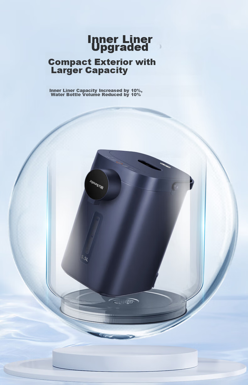 Joyoung Electric Kettle, 5.5L Large Capacity, Eight Temperature Settings, 304 Stainless Steel Inner Pot, No Glue, Constant Temperature Water Kettle K50ED-WP2185 8