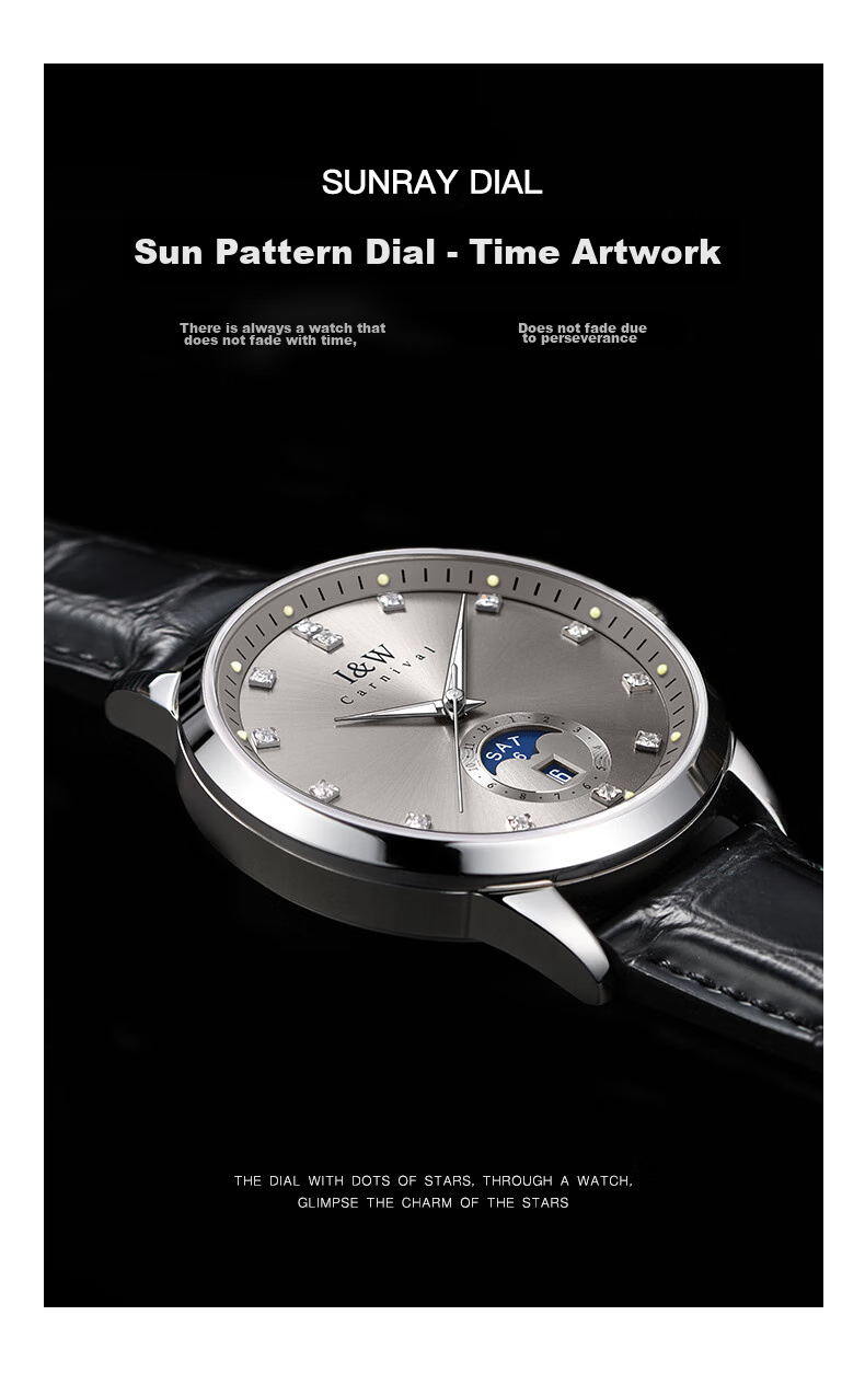 Aiwochi Swiss IW Watch, Men's Fully Automatic Mechanical Wristwatch, Official Authentic Product, 2026 New Model, Top Ten Brand 8