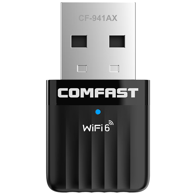 COMFAST WiFi 6 Dual-Band 5G Driverless USB Wireless Network Adapter for Desktop, Mini AX600 Laptop External WiFi Receiver And Transmitter CF-941AX