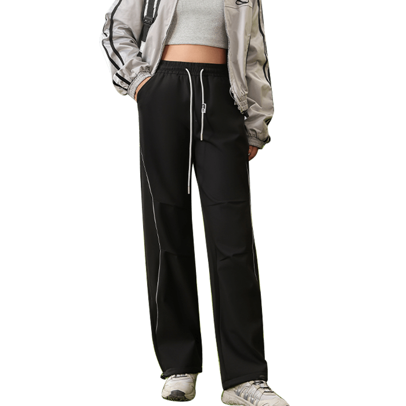 LangSha Soft Shell Pants for Men And Women, Autumn And Winter Fleece-Lined Outdoor Hiking Ski Pants, Windproof, Water-Repellent, Cotton Pants, Wear-Resistant Hiking And Mountaineering Pants