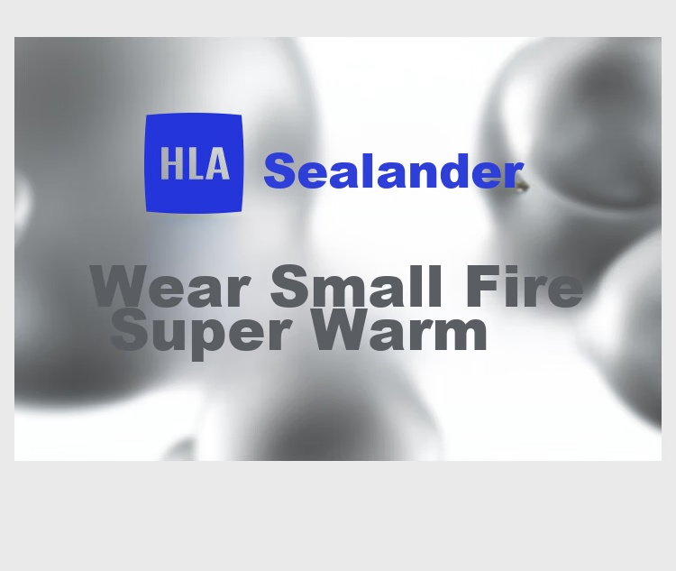 HLA [Xiaohuo-Air8] Thermal Underwear for Women, 230g Double-Sided Fleece, Antibacterial Heating Patch, Autumn Top And Bottom Set 27