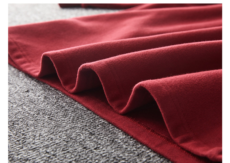 Dme Hoodie Dress for Women, Spring And Autumn Season, Red Hooded Straight Long-Sleeve Loose Sweatshirt Elegant Dress, China Red, S 17