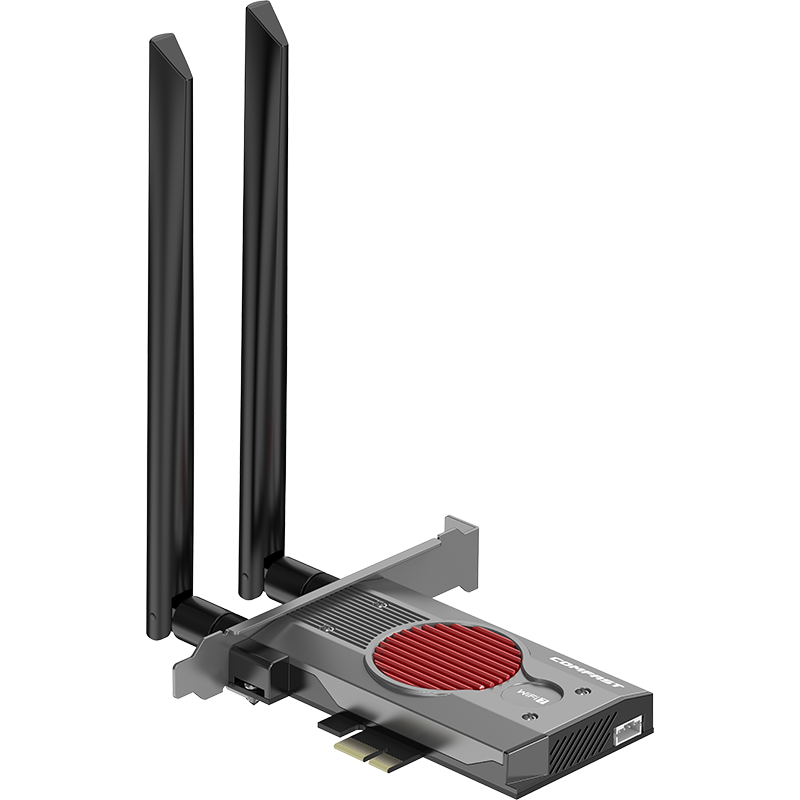 COMFAST WiFi 7 Gaming PCIE Wireless Network Card BE200, Gigabit Dual-Band 5G Desktop Computer Built-In WiFi Receiver, High-Speed Bluetooth 5.4 CF-BE200 MAX