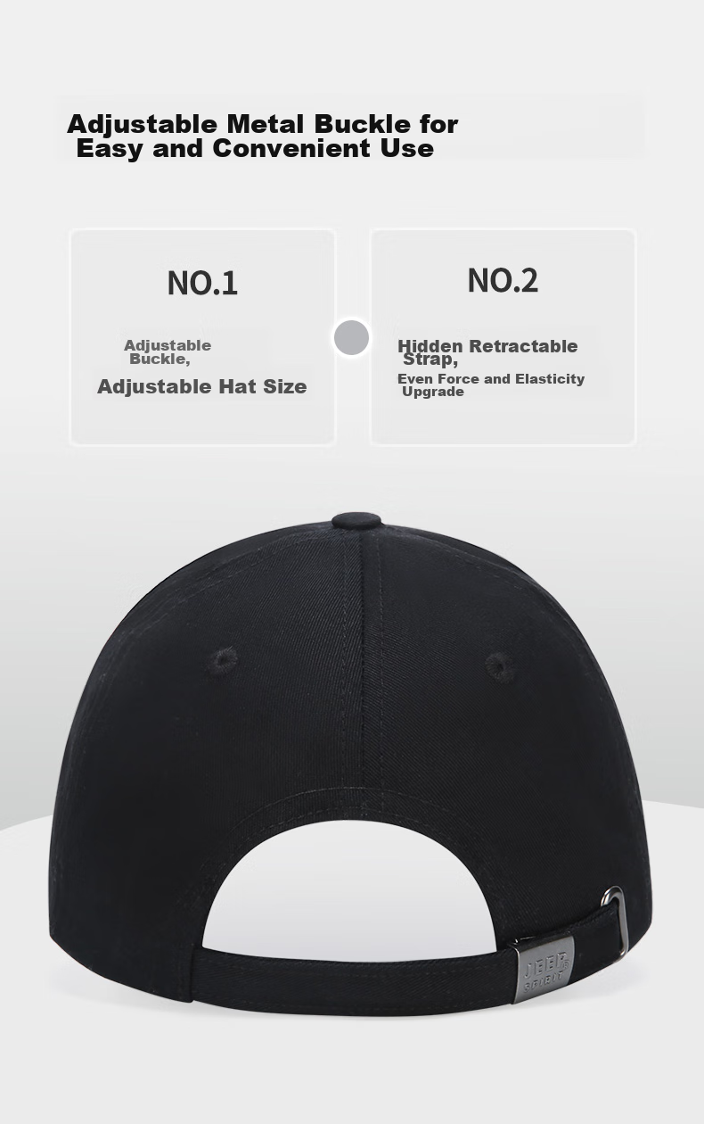 JEEP Men's All-Season Baseball Cap, Fashionable Embroidered Visor Hat for Men And Women, Versatile Cap A0384 8