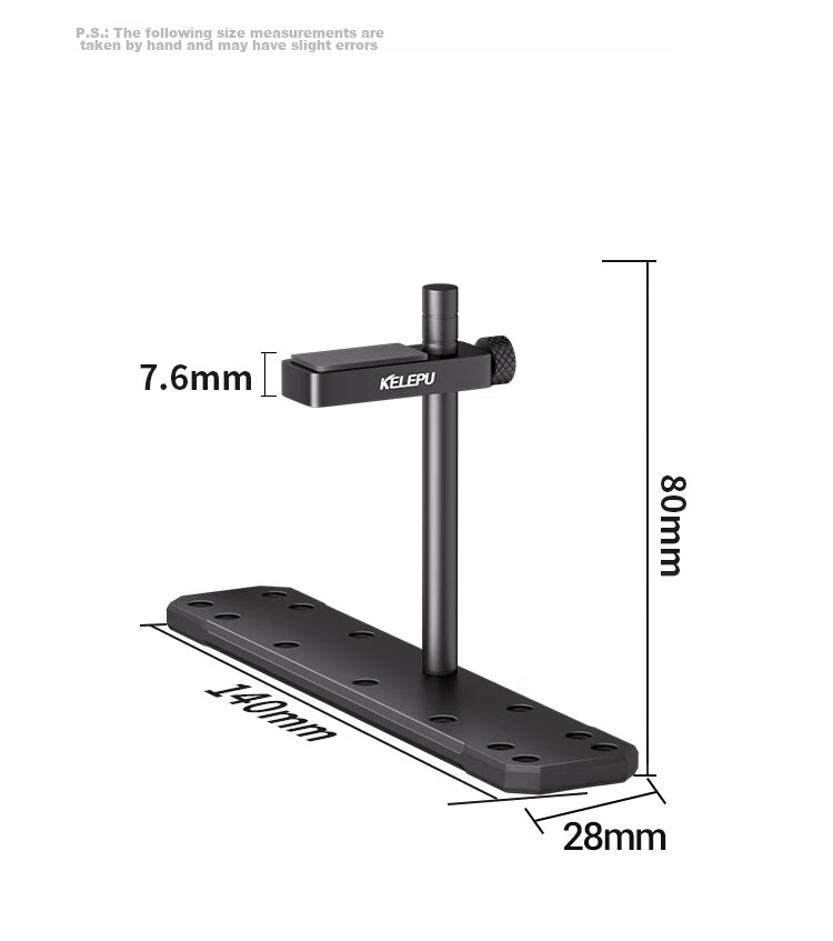 KELEPU Graphics Card Support Stand, Vertical Main Case View, Large Graphics Card Support Frame, Fan Installation, Graphics Card Anti-Bend Bracket, Single Card Black 12