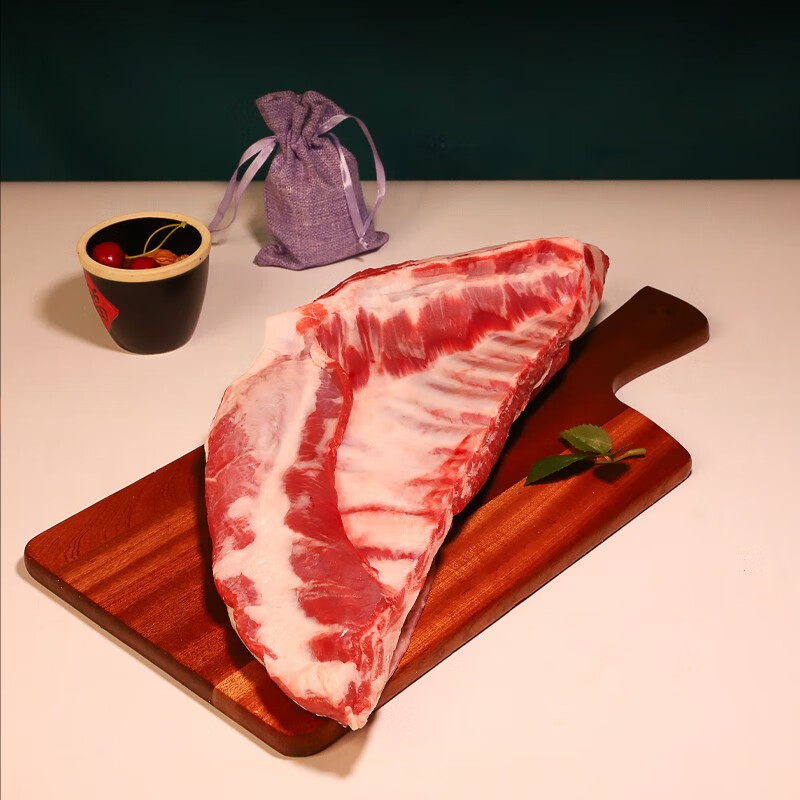 滩洋鲜生宁夏滩羊肉 原切羔羊排净重3斤 生鲜冷冻羊肉烧烤手抓清炖 散养羊