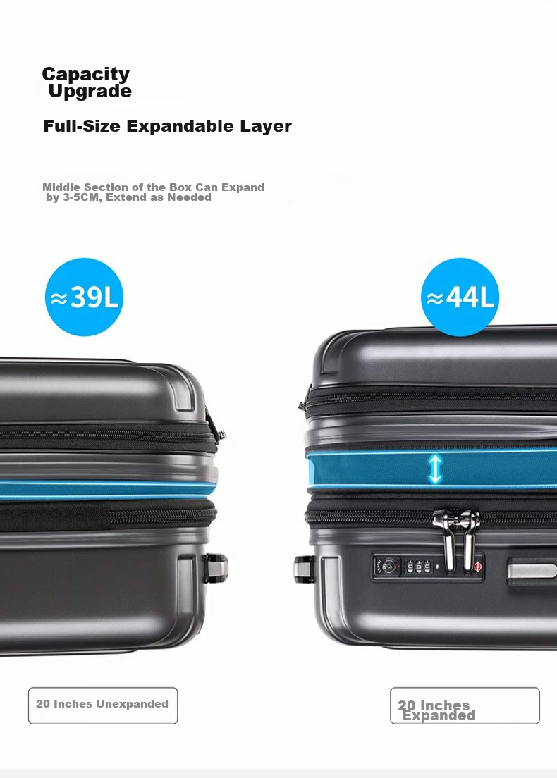 DELSEY Luggage Suitcase, 20-Inch Carry-On, Spinner Wheels, Travel Case with Password Lock 5