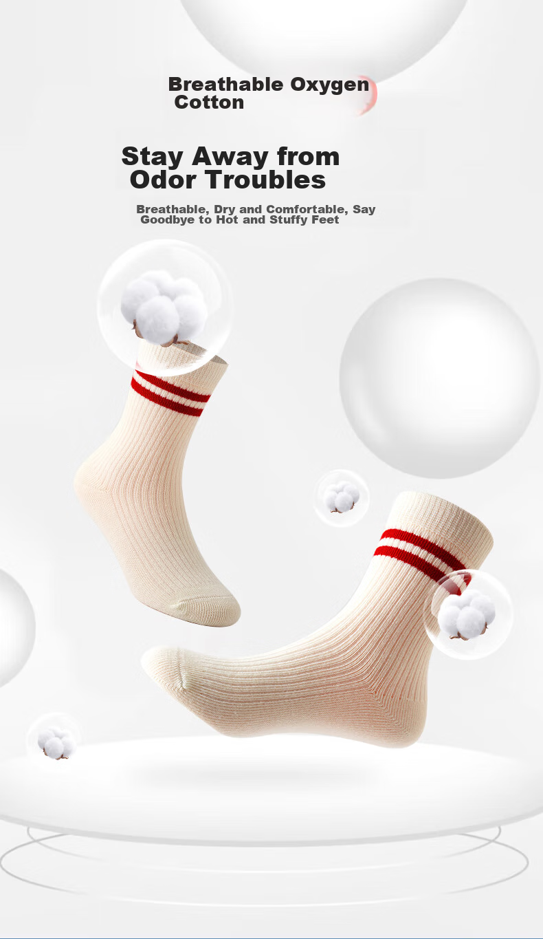 YUZHAOLIN Girls' Socks, Autumn And Winter Lace Mid-Calf Socks, Korean-Style Princess Style, Seamless Socks for Children And Baby Girls, Autumn Season Children's Socks 2