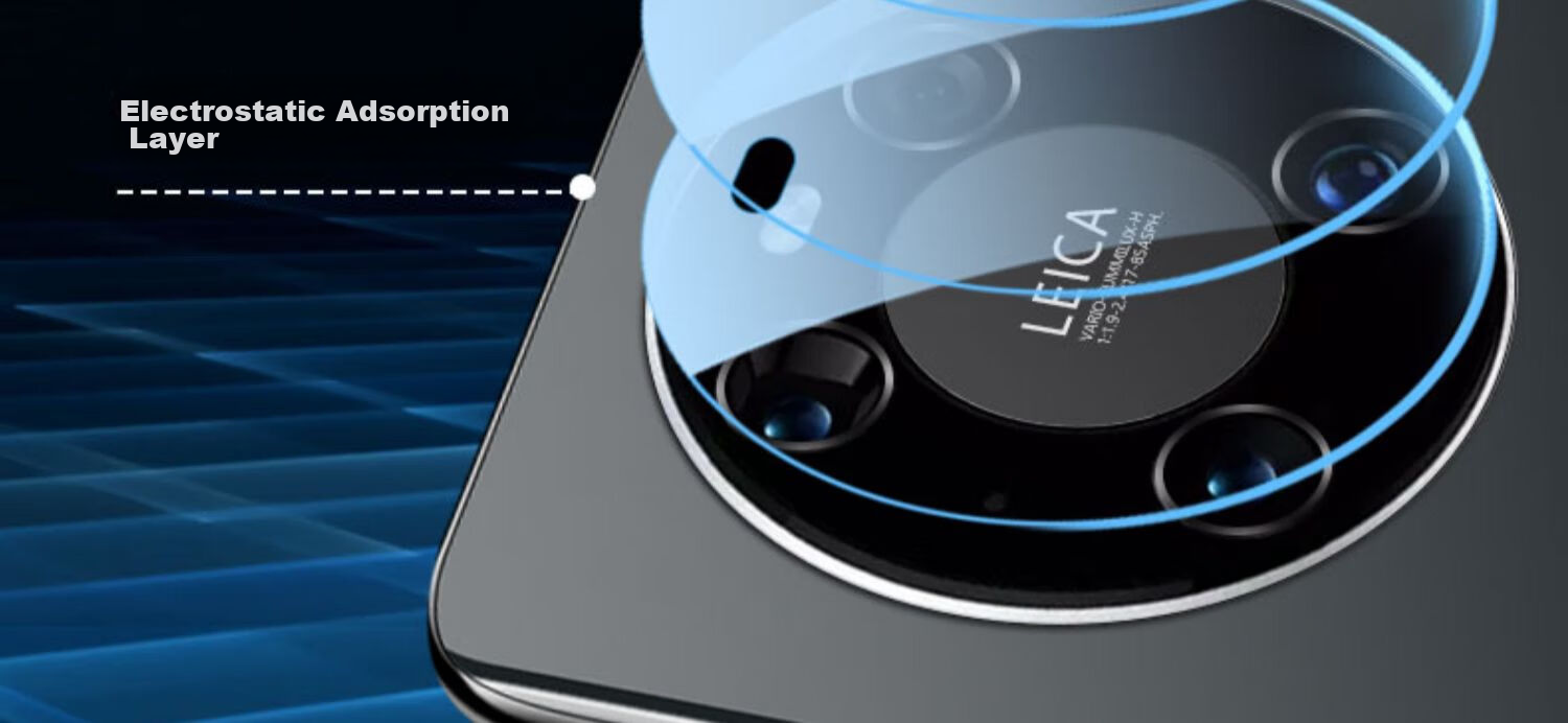 DIVI [2-Pack] Camera Lens Protector for Huawei Mate40 Pro, Huawei Smartphone Tempered Glass Film, Rear Camera Protection Film, Full Coverage, High-Definition, Scratch-Resistant Protective Film 8