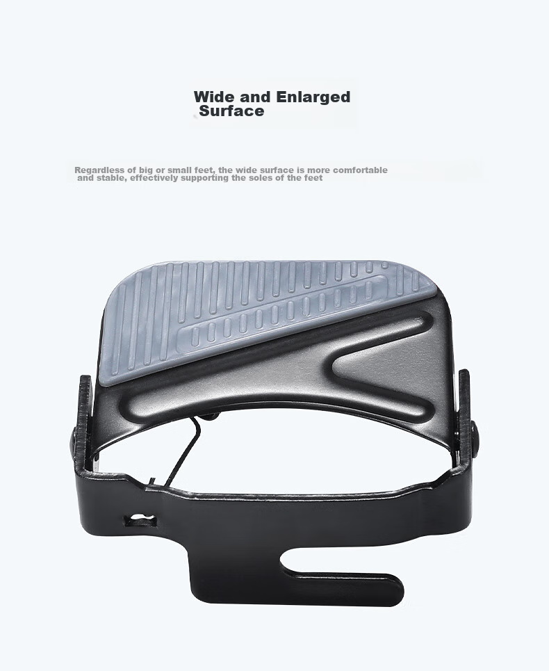 Bicycle Electric Bike Rear Seat Pedals, Foldable Standing Thickened Widened Rear Wheel Pedals, Accessories, Children's Footrest Pedals, Thickened Widened Folding Rear Foot Pedals 4