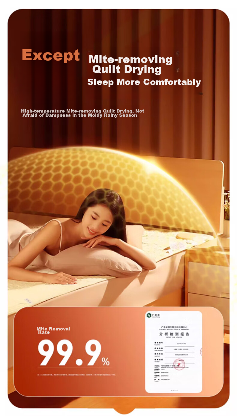 Yalu [Mite-Removing Electric Blanket] Single-Person Smart Timer Fast Heating Electric Water Heater Blanket 1.5m*0.7m [For Dormitory Use] 13