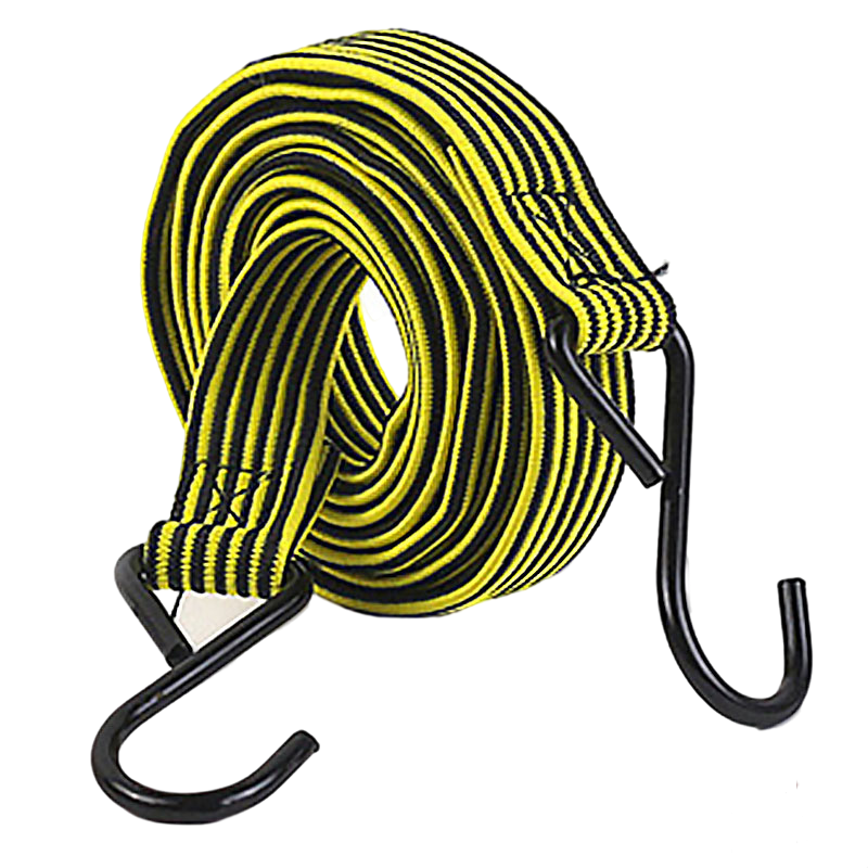 BWNK Bicycle Rack Luggage Rope Saddle Bag Binding Rope Motorcycle Trunk Binding Strap Elastic Rope Elastic Band - Random Color, Pack of 3