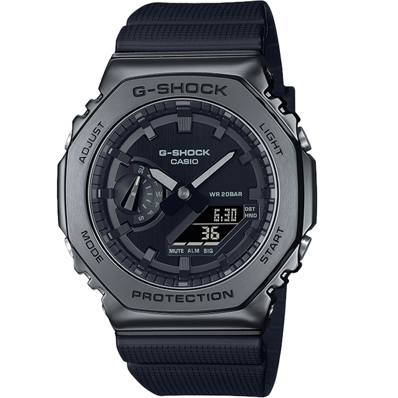 Casio Men's Watch, G-SHOCK Black Warrior BLACK, Sports Student Digital Watch, Japanese And Korean Style, GM-2100BB
