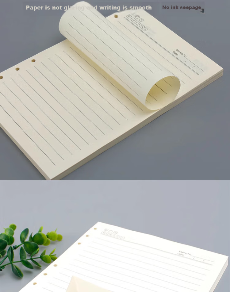 Xutong A4 Loose-Leaf Paper, 100g Weight, 80 Sheets/160 Pages, Suitable for 4-Ring Notebooks, Blank Thickened Replacement Inner Pages, Customizable 4