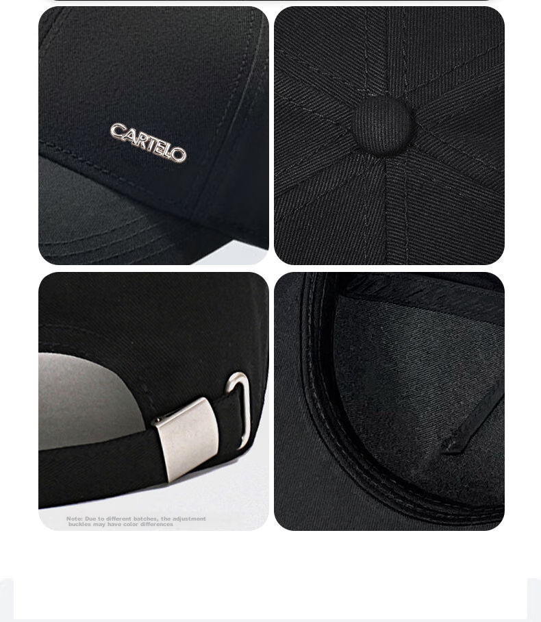 CARTELO Baseball Cap for Men And Women, All-Season Trendy Versatile Visor Hat, Outdoor Sun Protection Cap, Sunhat, Couple Style 10
