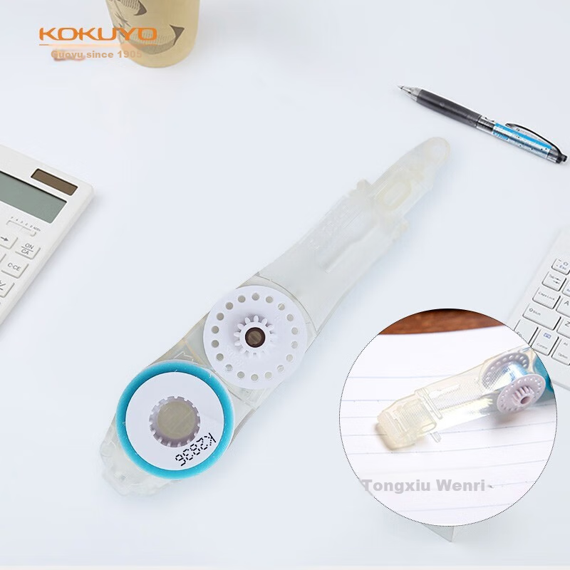 KOKUYO Push-Button Pen-Type Dot Glue Double-Sided Tape Replacement Core, 7mm X 8m, Strong Solid Adhesive Stick for Handwritten Notes, Postgraduate Entrance Exam, Middle And High School Students' Stationery