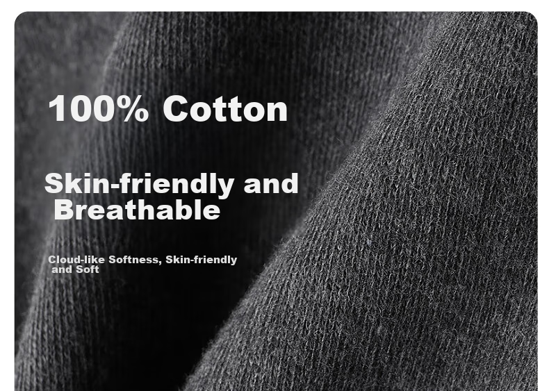 SEPTWOLVES [Pure Cotton Antibacterial] Men's Long Johns, Pure Cotton Antibacterial Thermal Underwear, Winter Basic Base Layer Pants, Single Pack 7