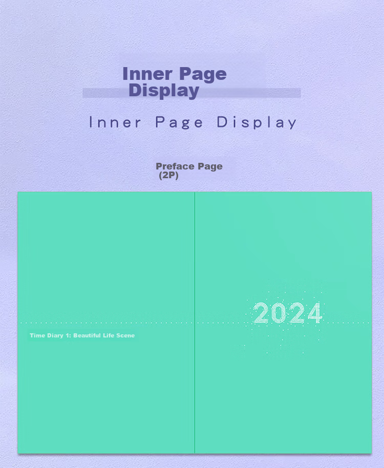 Ujia 202 Daily Planner, Work Schedule Efficiency Manual, Skin-Friendly Business Notebook, Time Management And Goal Planning, Office Journal, Customizable, Gray-Blue 7 32