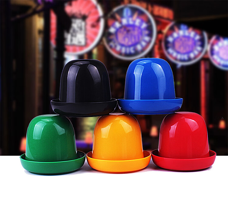 Shenglv Dice Set with Base Tray, 5 Large Dice, Shaker Cups, Colored Cups, Sieve Cups for Bars, Nightclubs, KTV, Games And Entertainment 3