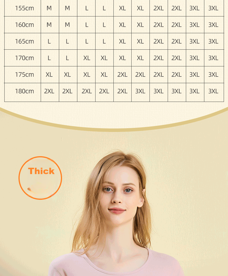 LangSha Women's Thermal Underwear, Fleece-Lined And Thickened, Autumn And Winter Base Layer, Cotton Sweater, Slim-Fit Top And Bottom Set 6