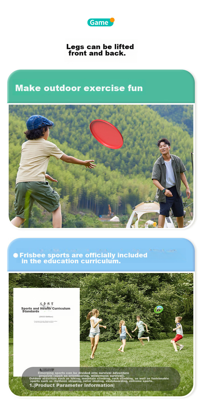Babamama Flying Disc, Children's Frisbee, Outdoor Long-Distance Boomerang, Soft Frisbee, Return Throw Competition, Boys Girls Outdoor Toys 11