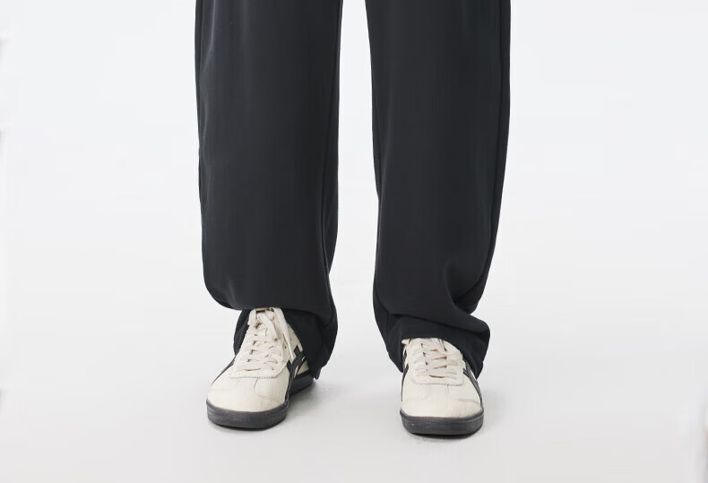 CHINISM Casual Pants, American-Style Curved Knife Pants, Straight-Leg Trendy Fashion Sweatpants, Sports Pants, Loose-Fitting Trousers, Slimming Effect, Draping Long Pants 4