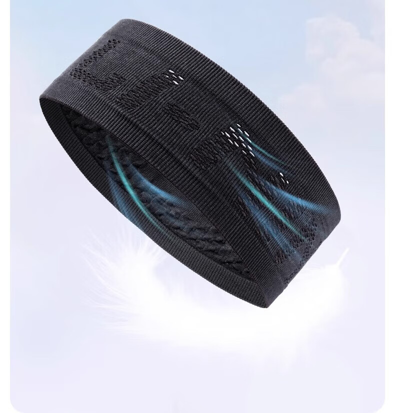 Li-Ning Sports Headband for Men And Women, Sweat-Absorbing Headband, Sweat-Stopping Band for Running, Sweat-Guiding Band for Basketball, Sweat-Proof Headband, Hair Tie, Headband 9