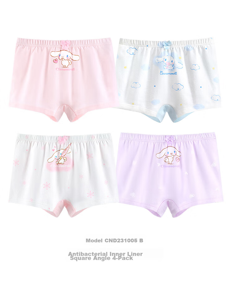 Hello Kitty Girls' Cotton Underwear, Children's Boxer Briefs, Spring And Summer Baby Triangle Breathable Thin Shorts, 231006 Triangle, Size 130 9