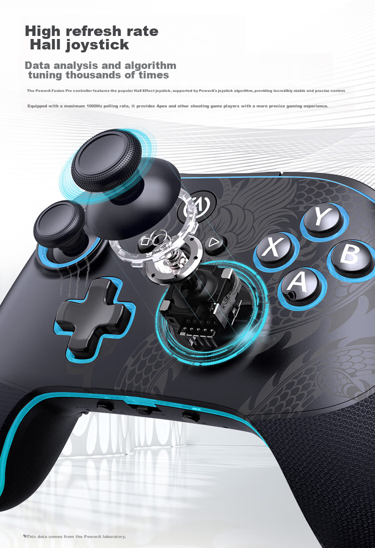 PowerA Wireless Game Controller Dual Hall Effect Xbox Joystick Steam PC Monster Hunter Assassin's Creed: Shadow of The Colossus The Legend of Zelda: Majora's Mask The Wind Waker The Legend of Zelda: Ocarina of Time The Legend of Zelda: Twilight Princess The Legend of Zelda: Skyward Sword The Legend of Zelda: Breath of The Wild 12