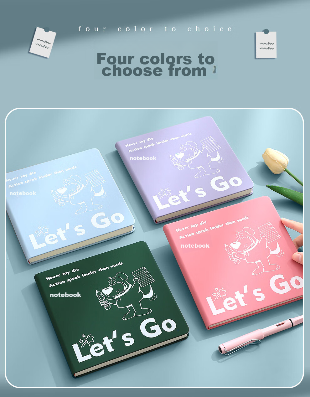 Zuolanzhe English Vocabulary Notebook, Ebbinghaus Memory Method Book, Essential Tool for Middle School Students, College Students, Postgraduate Entrance Exam Preparation, CET-4 And CET-6 Vocabulary Memorization Guide, Handwritten Notes, Pink 3