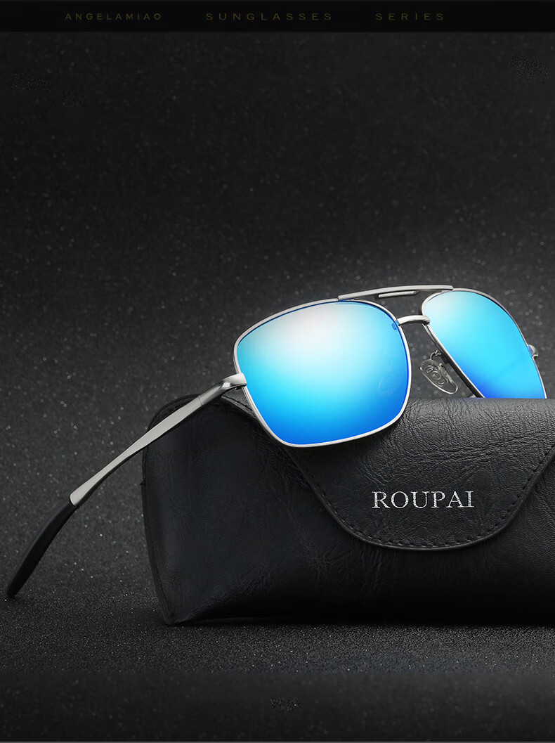 Angelamiao Polarized Sunglasses for Men, Driving And Fishing, Anti-Glare, Day And Night Use, Women's Sports Cycling Sunglasses, Father's Day Gift 5
