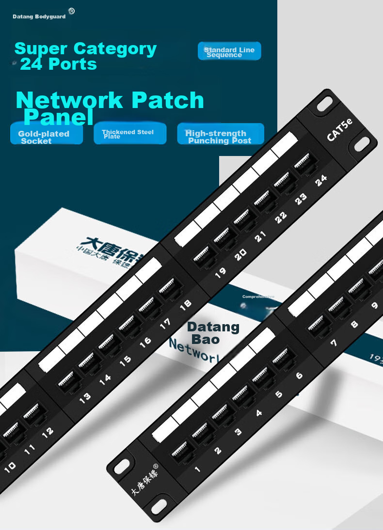Datang Bodyguard Cat5e Network Module Panel Module DT2803-5 1