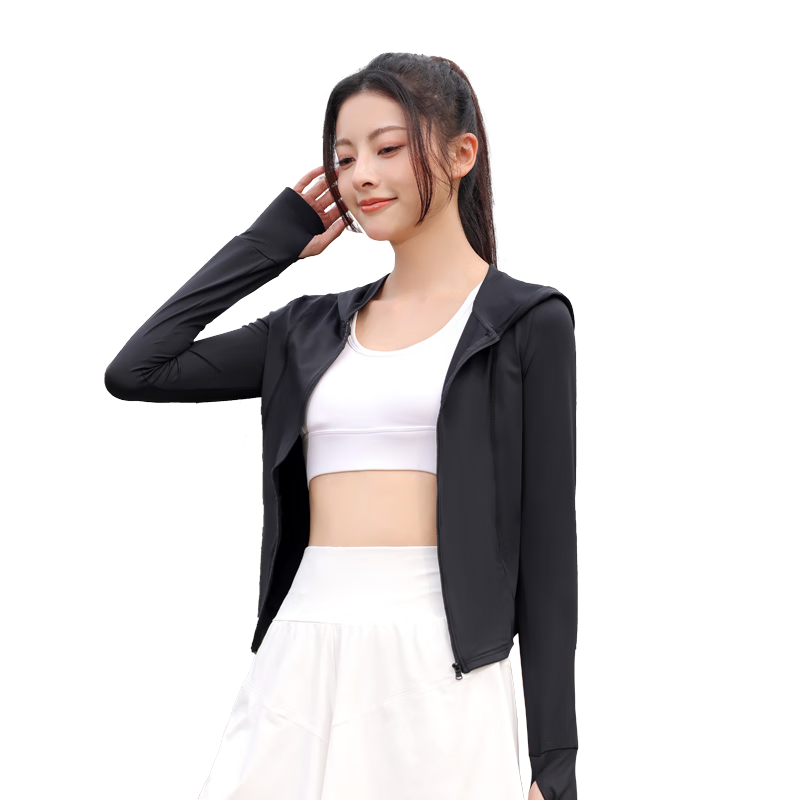 Langsha Women's Slim Fit Ice Silk UV Protection Sun Shirt 2024 New Cool Breathable Comfortable