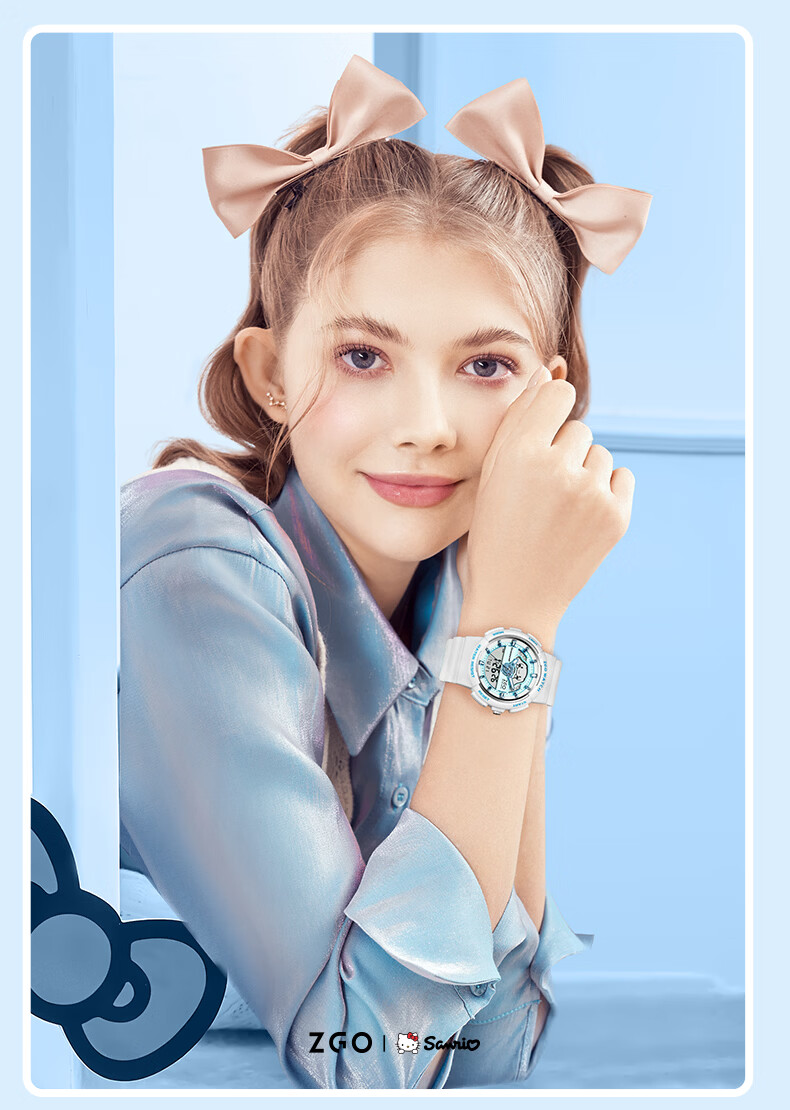 ZGO Sanrio Watch for Women Students, Waterproof Electronic Watch for Middle School Girls, Birthday Gift for Girls, 863 Cinnamoroll 11