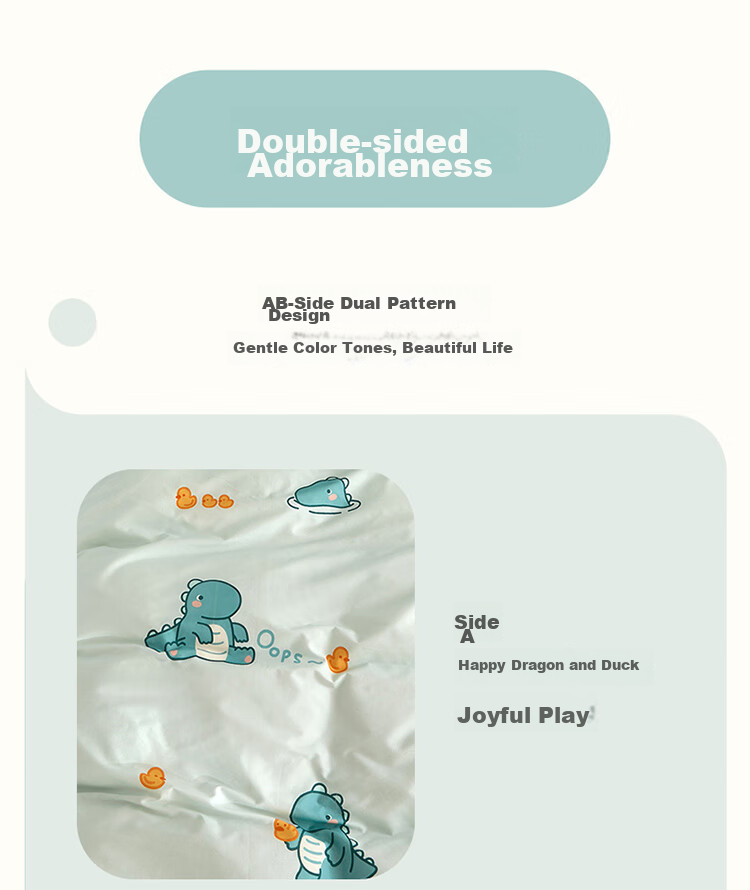 Dohia Cotton Bedding Set for Home, Three-Piece Student Dormitory Single Duvet Cover And Sheet Pure Cotton Set for 1.2m Bed 152*218cm 14