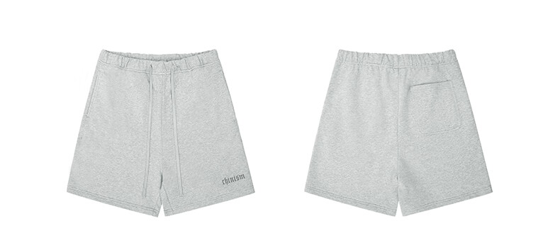 CHINISM Ch Short Pants for Men, Summer Simple Pure Cotton Knit Trendy Casual Sports Shorts, Knee-Length Pants CJ2212Y6037 20