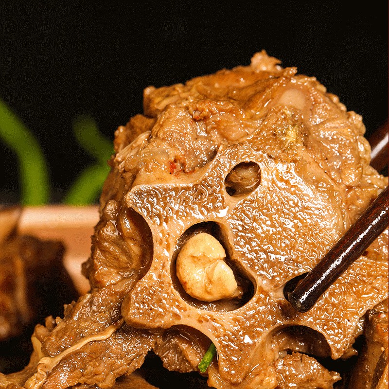 老诚一锅羊蝎子微辣2斤+筋头巴脑微辣2斤原味浓香