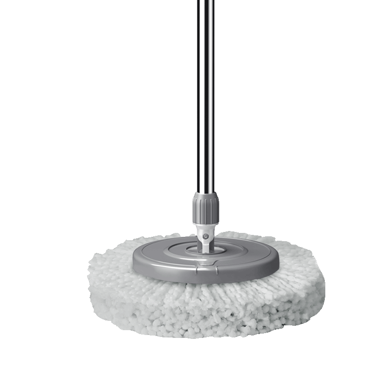 MARYYA Rotating Mop without Bucket, Replacement Mop, 2 Mops in Total, Multi-Functional All-In Mop, No Hand Washing Required, Wet And Dry Use