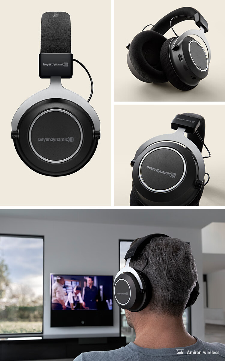 Beyerdynamic Amiron Wireless High-End Bluetooth HIFI Headphones, 32 Ohms 9