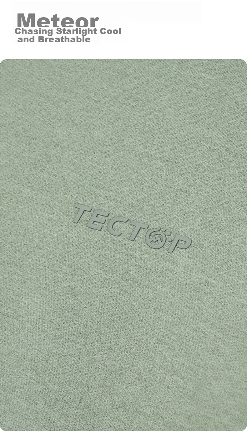 TECTOP Couple's Long-Sleeve Top, Lightweight Round Neck Sports Breathable T-Shirt, 2422140TX Women's Blue Hibiscus, Size M 16