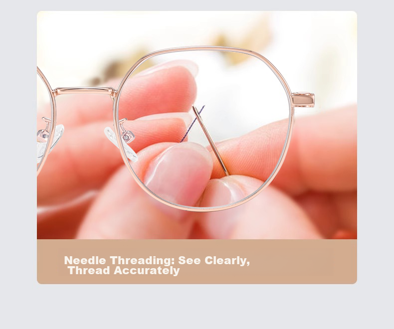 LESCA LUNETIER Reading Glasses for Women, High-End Fashion Resin, Lightweight Anti-Blue Light Fatigue, High-Definition Stylish Presbyopic Glasses for Elderly 10
