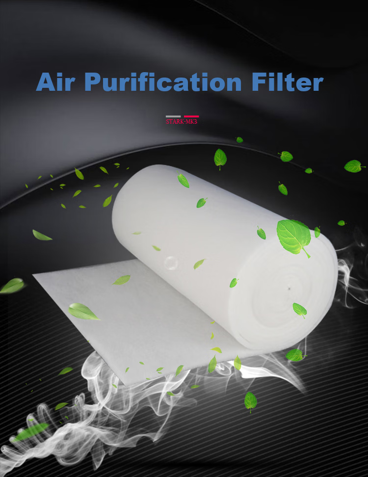Shuangwei Air Conditioner Filter, Air Static Cotton Filter, Air Filter Element, Air Filter 3-Meter Roll, Also Compatible with Xiaomi, Sharp And Other Purifiers, Can Be Cut to Any Size, One Roll Lasts A Year, K6 1