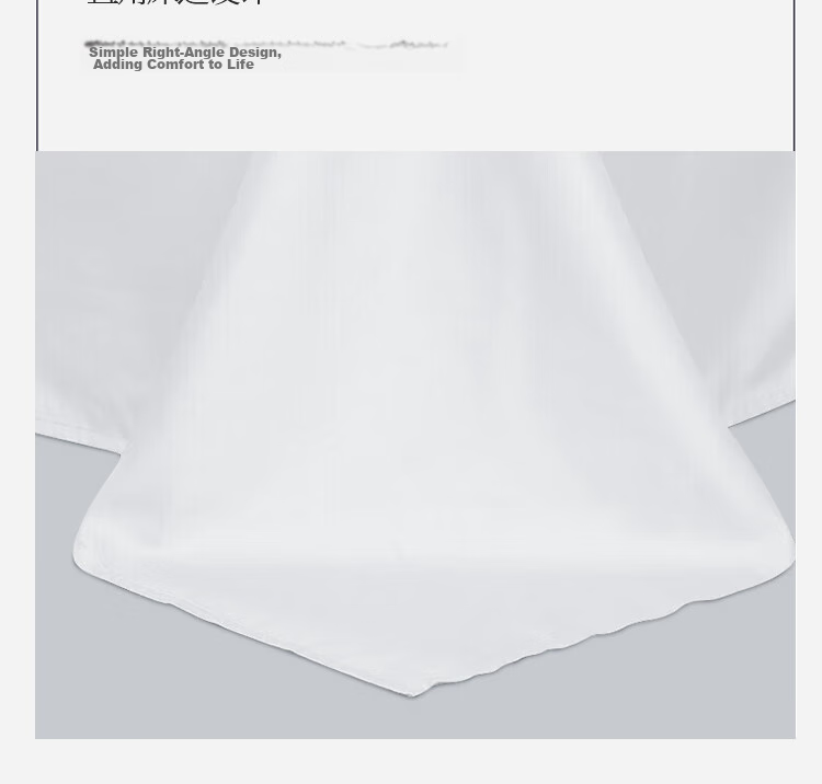 ZiiU Pure Cotton Bed Sheet Single Piece, 80-Count Sateen White Hotel Double Bed Sheet for 1.8-Meter Bed, 245x270cm 14