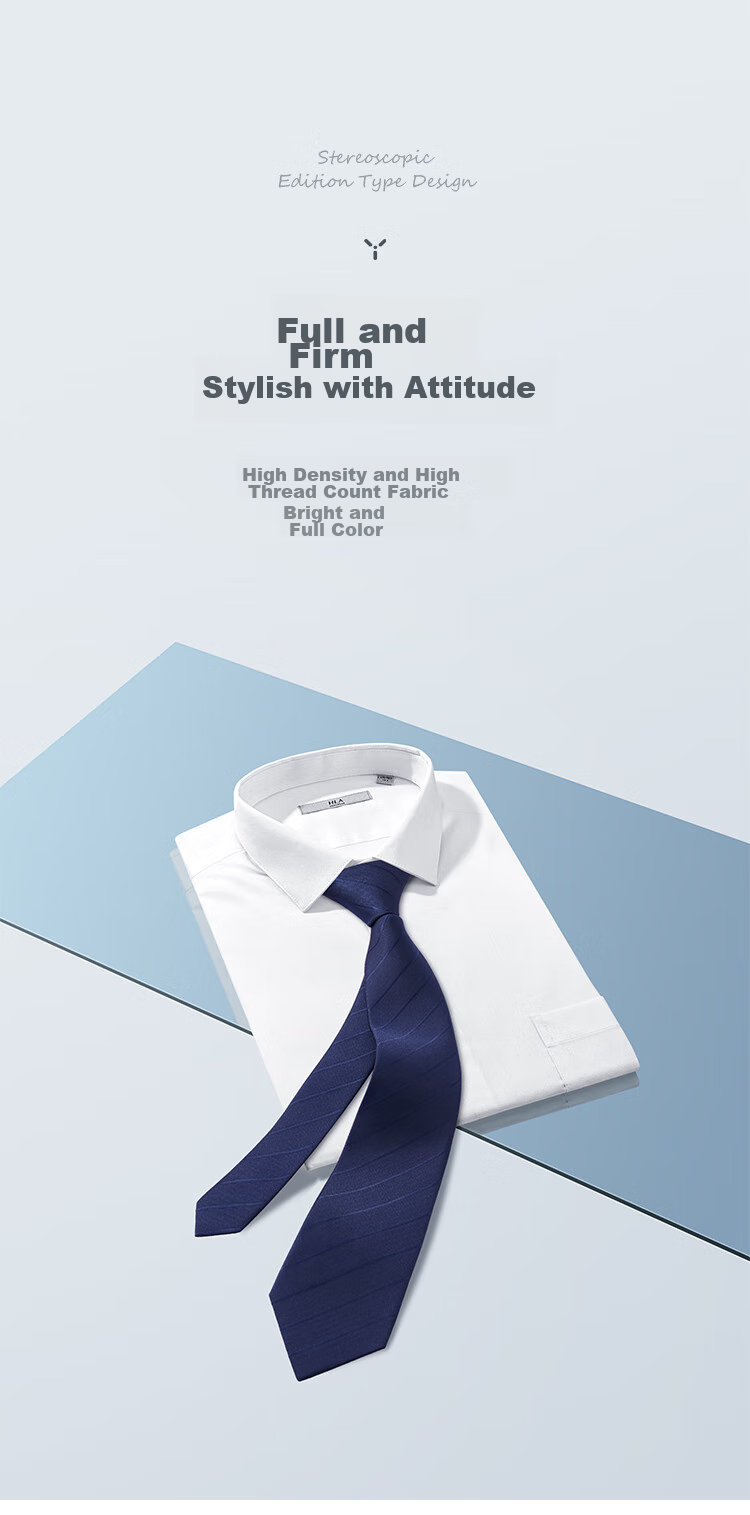 HLA Pre-Tied Necktie, High-End Business Wedding Groom Groomsman Zipper Formal Suit Gift Box, Mid-Autumn Festival Gift 2